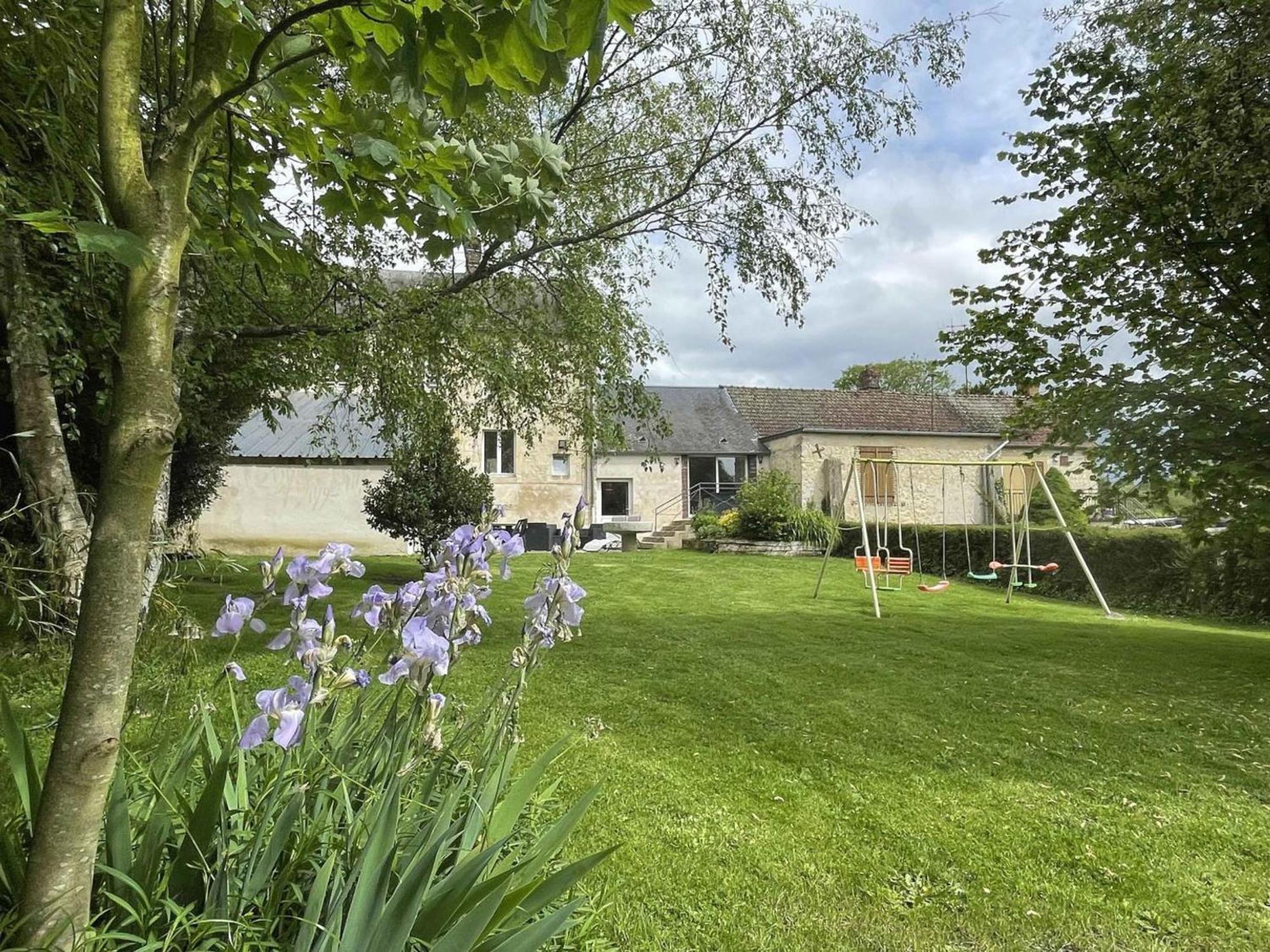 Maison Percheronne Spacieuse Avec Billard, Babyfoot, Et Jardin Clos, Animaux Bienvenus ! - Fr-1-497-65 La Mesniere Buitenkant foto